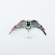 Brosa-pandantiv pasare colibri perla Argint Brosa-pandantiv pasare colibri perla Argint