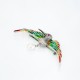 Brosa-pandantiv pasare colibri perla Argint Brosa-pandantiv pasare colibri perla Argint