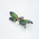 Brosa-pandantiv fluture perla-marcasite Argint