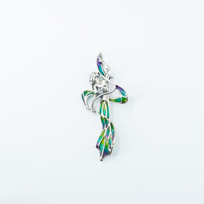 Brosa-pandantiv zana dansand Argint