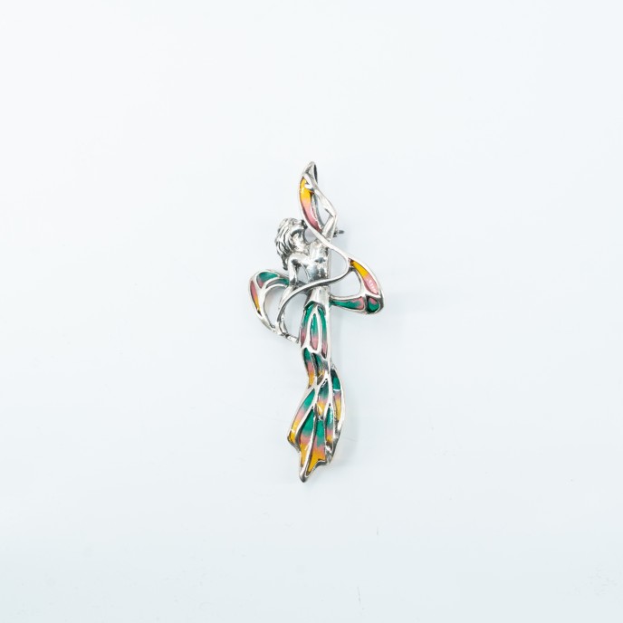 Brosa-pandantiv zana dansand Argint