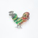 Brosa cocos marcasite Argint Brosa cocos marcasite Argint