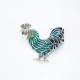 Brosa cocos marcasite Argint Brosa cocos marcasite Argint