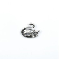 Brosa model lebada Argint