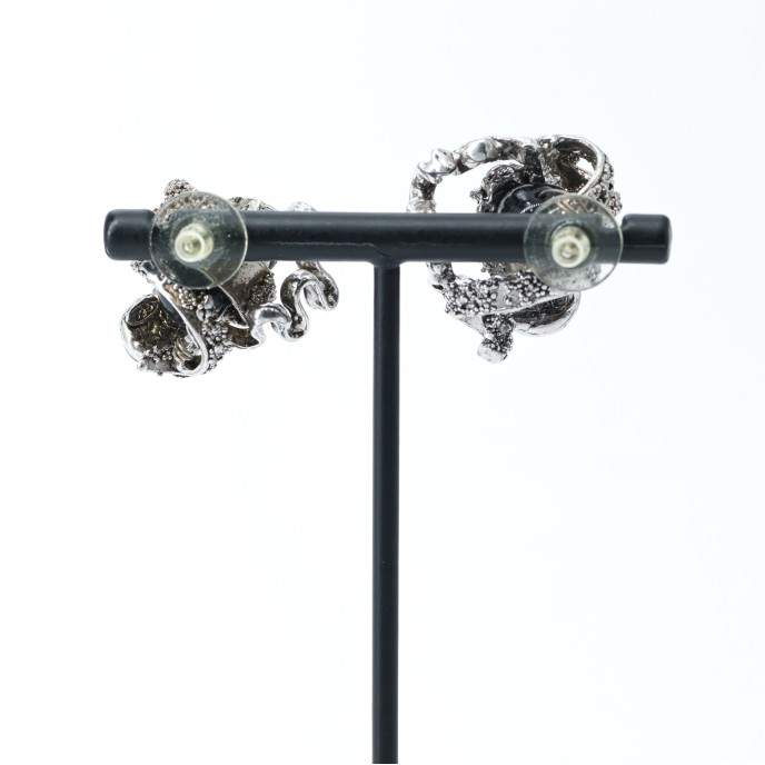 Cercei spuma marii onix Argint