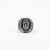 Inel oval cap Buddha Argint