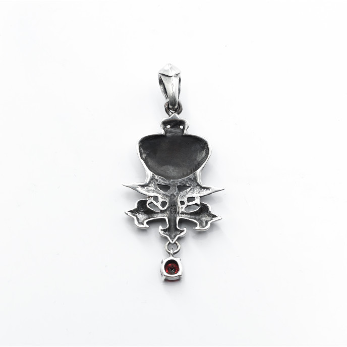 Pandantiv coroana tip blazon c.z Argint