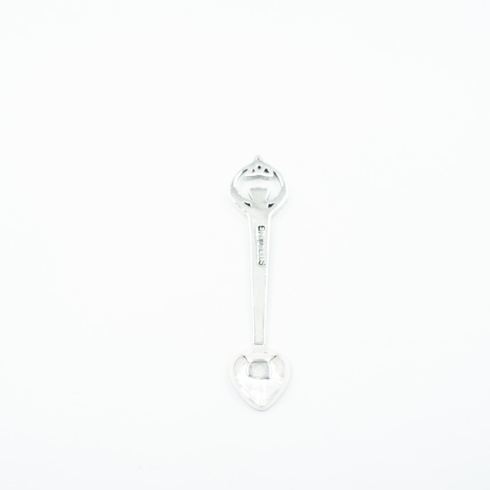 Lingurita decorativa model Claddagh Argint