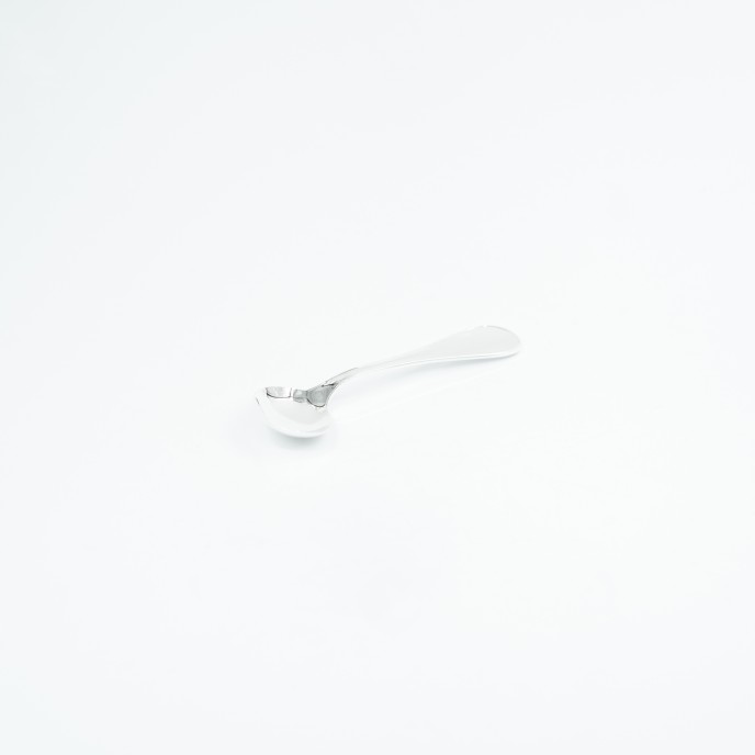 Lingurita simpla curbata bebe Argint