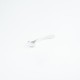 Lingurita simpla curbata bebe Argint