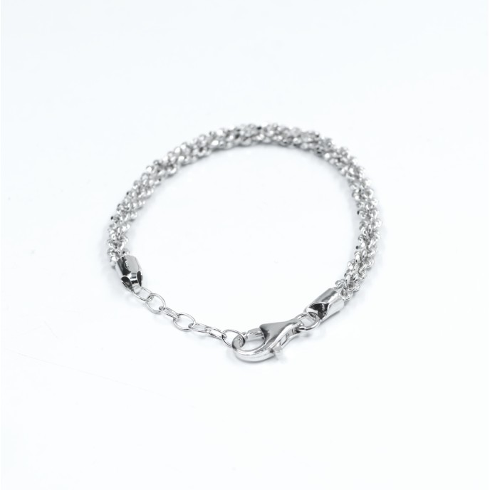 Bratara margherita diamantata 080 Argint