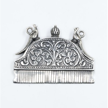 Pieptan model paunite Argint