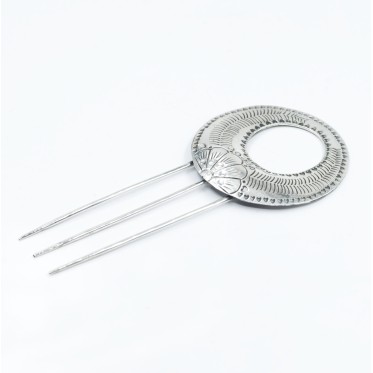 Pieptan model floare Argint