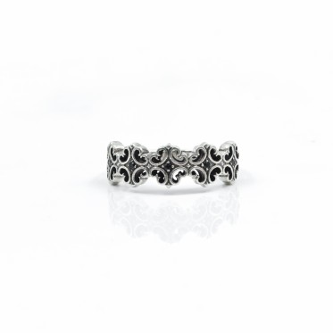 Inel slim cruciulite Argint