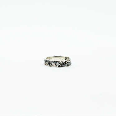 Verigheta broderie mst white Argint