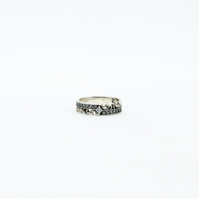 Verigheta broderie mst white Argint