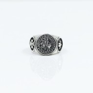 Inel Sigiliul miliției lui Hristos Argint