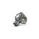 Inel cap dragon c.z transparent Argint