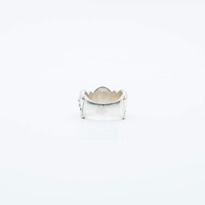 Inel cranii coroana Argint