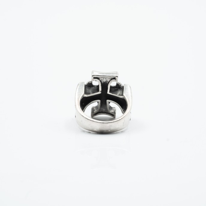 Inel cruce vultur bicefal Argint