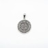 Pandantiv Sri Yantra rotund Argint