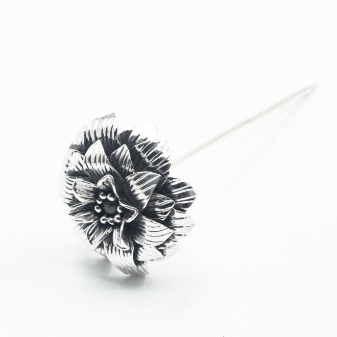 Ac de coc floare crizantema Argint