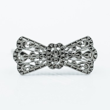 Agrafa de par fundita Argint