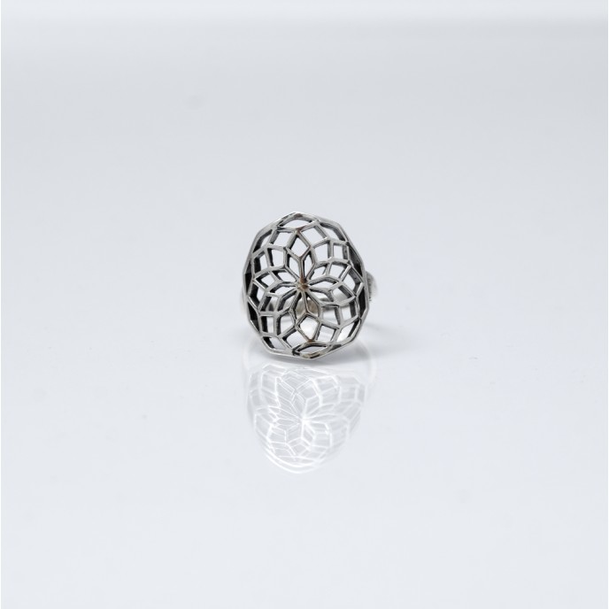 Inel floarea vietii Argint