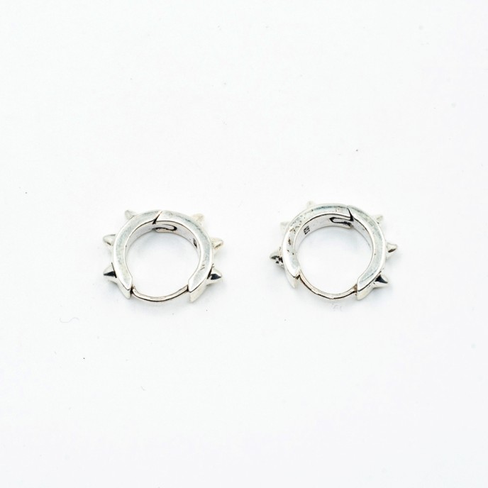 Cercei tip creola tepi Argint