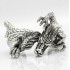 Bratara fixa dragon incolacit Argint