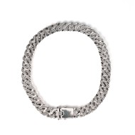 Colier impletit tip panzer 15.cz Argint