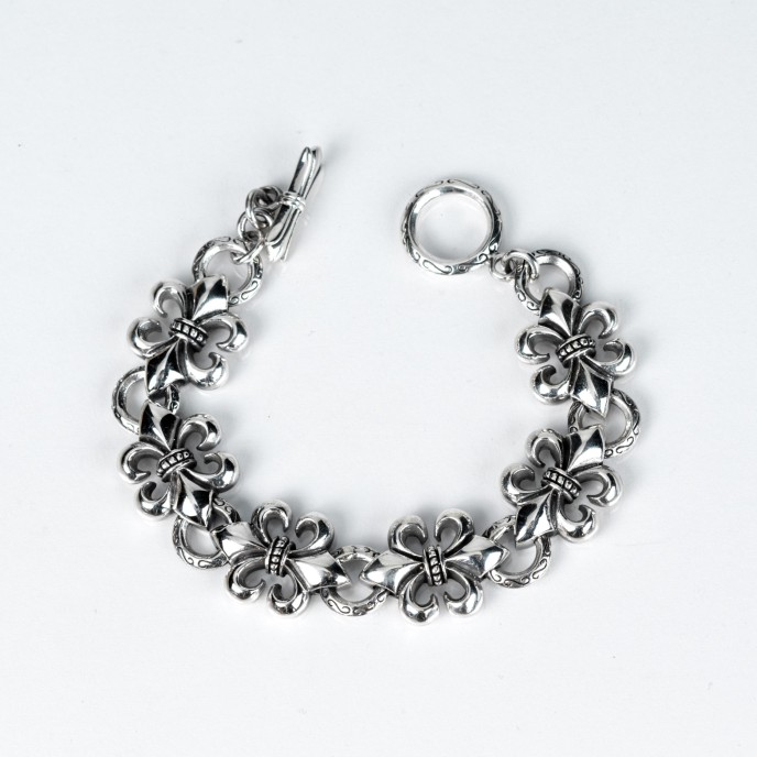 Bratara flexibila crini imperiali Argint