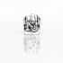 Inel numarul 13 in flacari Argint