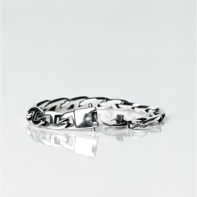 Bratara zale flexibile tip mariner Argint