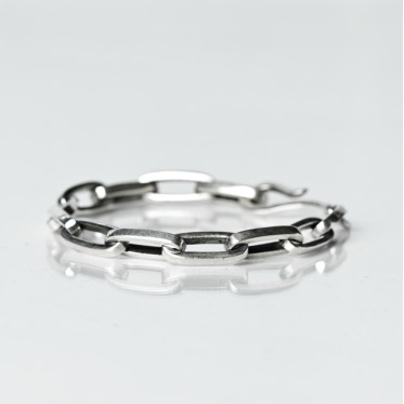 Bratara zale dreptunghiulare alungite Argint