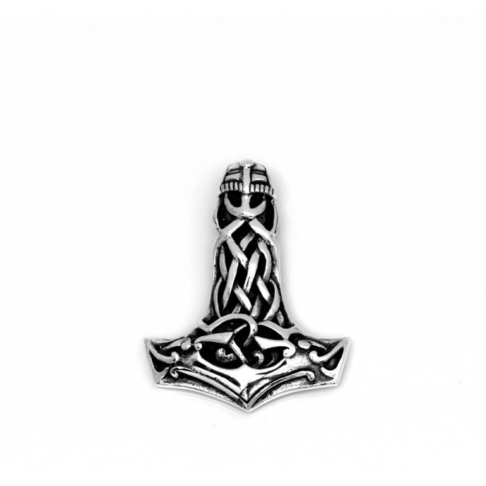 Pandantiv ciocanul lui Thor noduri Argint