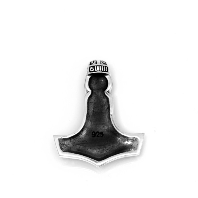 Pandantiv ciocanul lui Thor noduri Argint