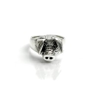 Inel cap de purcelus Argint