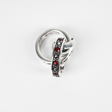 Pandantiv doua inele Argint