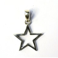 Pandantiv contur stea Argint