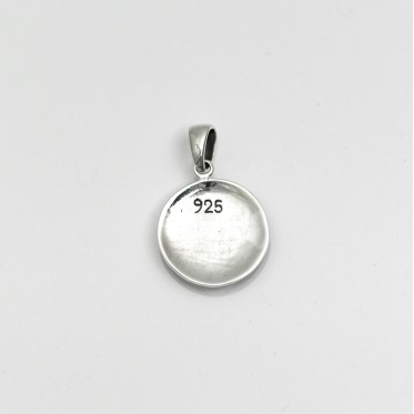 Pandantiv yin yang email Argint