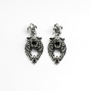 Pandantiv tigru crin imperial c.z Argint