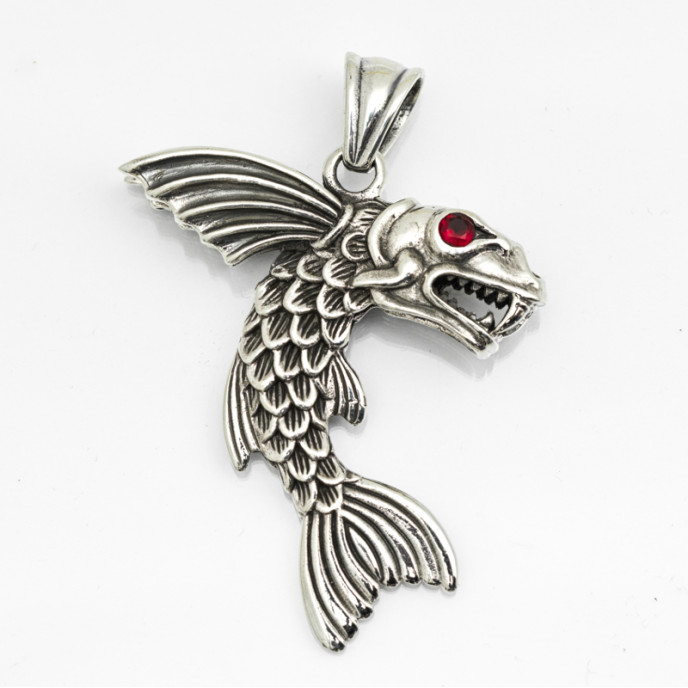 Pandantiv peste pirahna xl Argint