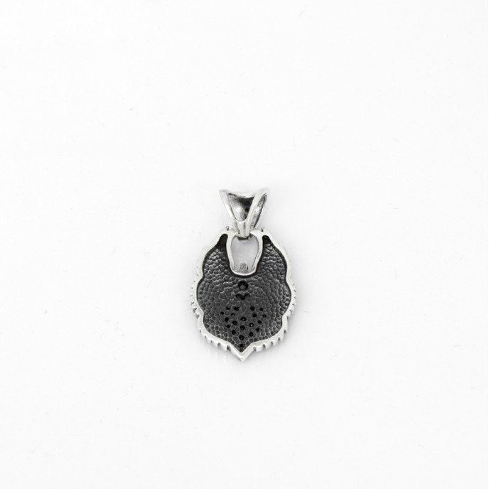 Pandantiv inima inaripata zirconii Argint