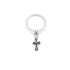 Inel slim cruce gotica flexibila Argint