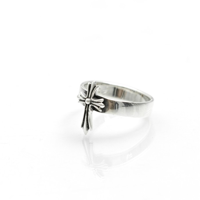 Inel slim cruce gotica Argint