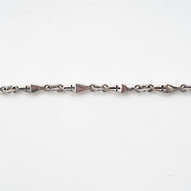 Colier romburi cruciulite Argint