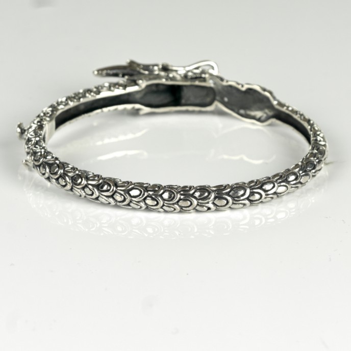 Bratara fixa dragon s Argint