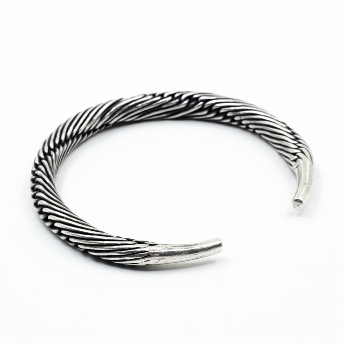 Bratara fixa sarma impletita Argint