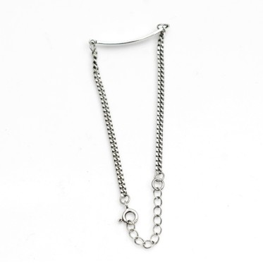 Bratara flexibila placuta friends forever Argint